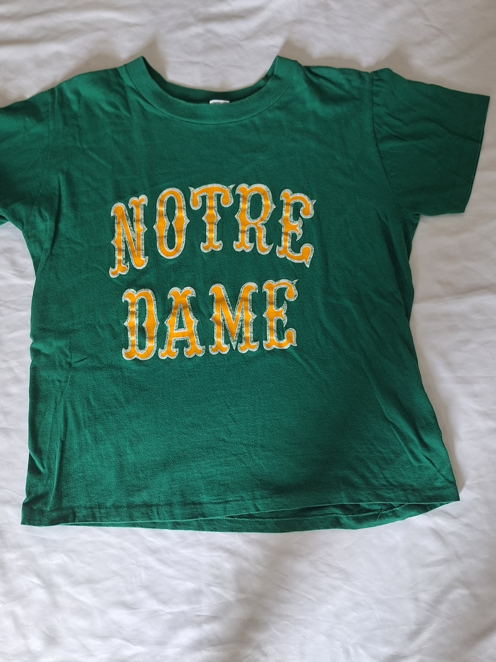 Vintage Notre Dame Fighting Irish T Shirt Men’s L Champion Made In USA